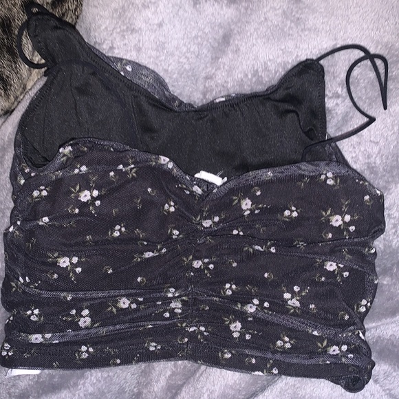 Garage floral tank cami lightly used size S $10 - Picture 2 of 3